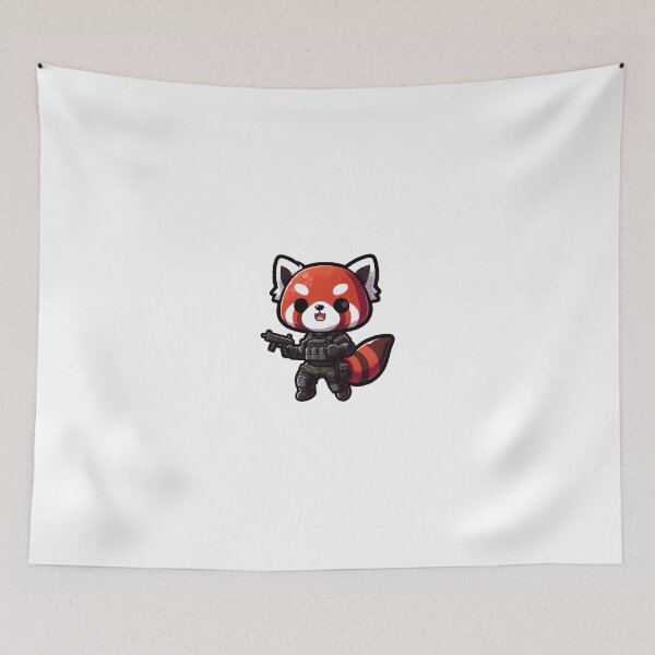Item preview, Cute Tactical red panda designed and sold by Wxjtecki.