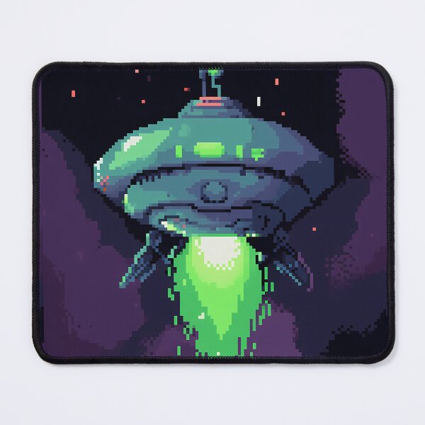 Artikelvorschau, Außerirdisches Raumschiff, 16bit - Pixelkunst entworfen und verkauft von octoboobs.