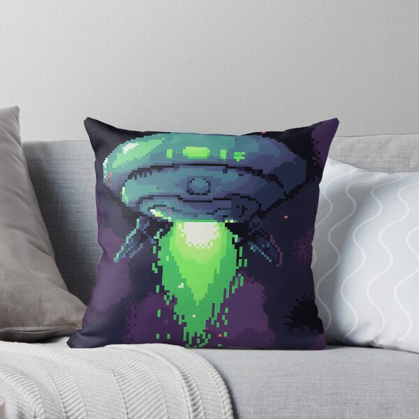 Aperçu de l'œuvre Vaisseau spatial extraterrestre, 16 bits - Pixel art créée et vendue par octoboobs.