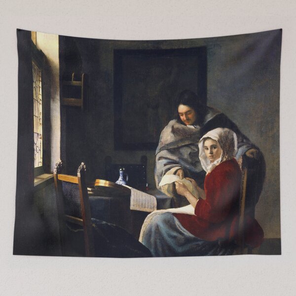 Item preview, johannes vermeer famous painting designed and sold by marti-oryo.