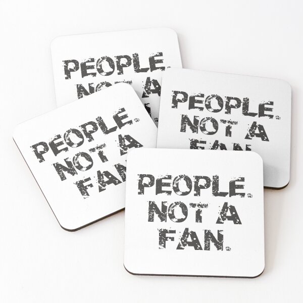 Item preview, People Not a Fan - Bold Statement Graphic - Witty Graphic designed and sold by chivedesign.