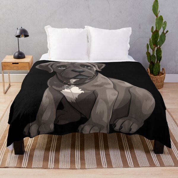 Item preview, Cute Detailed Illustration Of young Italian Mastiff Cane Corso Puppy Dog designed and sold by NBSStore.