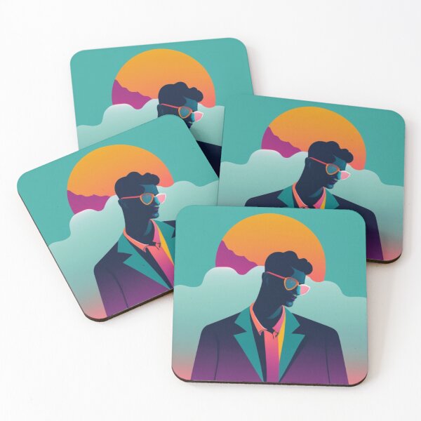 Item preview, Man's silhouette in sunset tones designed and sold by Magico Paco.