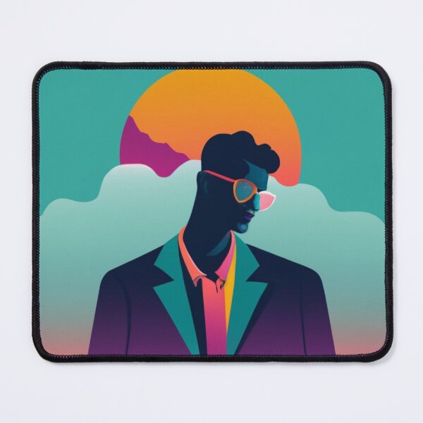 Item preview, Man's silhouette in sunset tones designed and sold by Magico Paco.