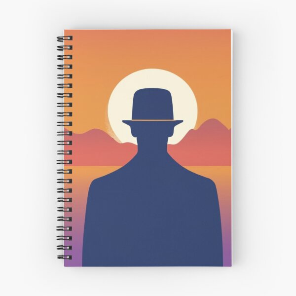 Item preview, Man's silhouette in sunset tones designed and sold by Magico Paco.