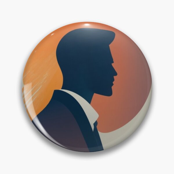 Artikelvorschau, Die Silhouette eines Mannes in Sonnenuntergangstönen entworfen und verkauft von Magico Paco.