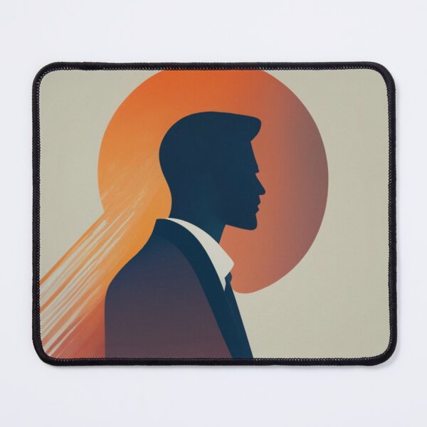 Item preview, Man's silhouette in sunset tones designed and sold by Magico Paco.