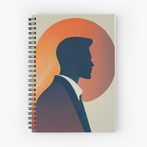Item preview, Man's silhouette in sunset tones designed and sold by Magico Paco.