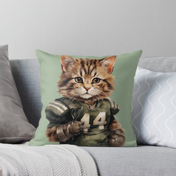 Item preview, American Football Cat Player designed and sold by Sp3ctrumOfColor.