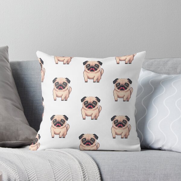 Item preview, Adorable Chubby Pug - Pixel art designed and sold by octoboobs.