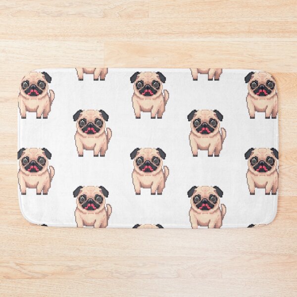 Item preview, Adorable Chubby Pug - Pixel art designed and sold by octoboobs.