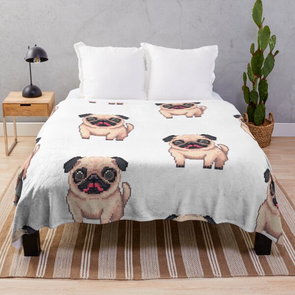 Item preview, Adorable Chubby Pug - Pixel art designed and sold by octoboobs.