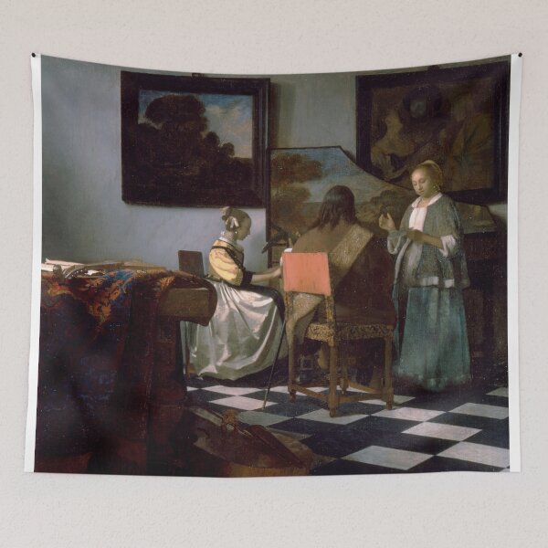 Item preview, johannes vermeer famous painting designed and sold by marti-oryo.