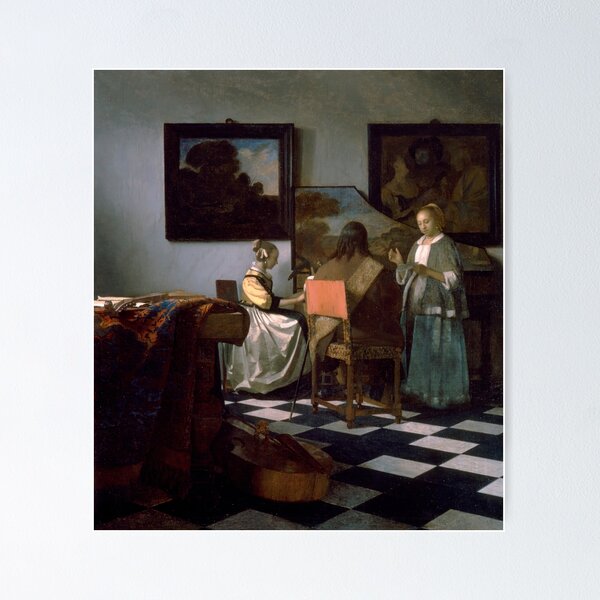 Item preview, johannes vermeer famous painting designed and sold by marti-oryo.