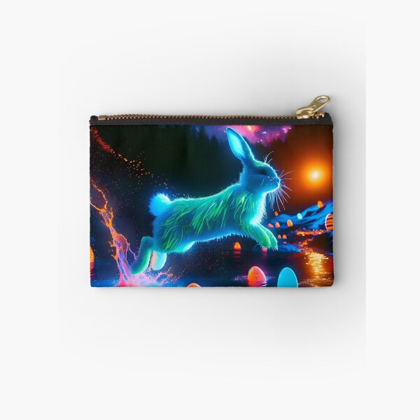 Item preview, Blacklight Style Bunny Luminous Leap designed and sold by Matt's Artificial Nature.
