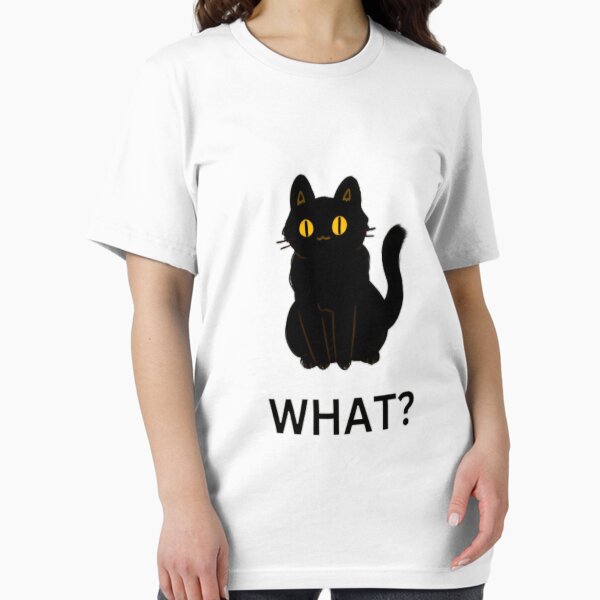 Item preview, Cat What? Murderous Black Cat T-shirt Gift Premium T-Shirt Classic T-Shirt Funny Men's woman  Kitten designed and sold by safadishop23.