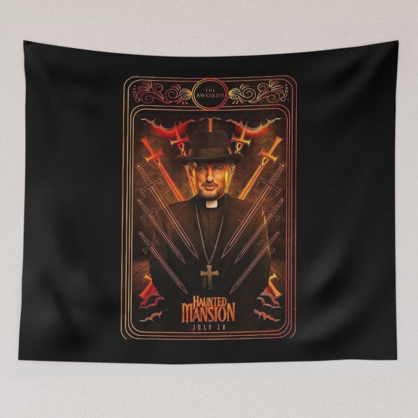 Item preview, Owen-Wilson-as-Kent-The-Swords-in-Haunted-Mansion-2023 designed and sold by dropinskimalan.