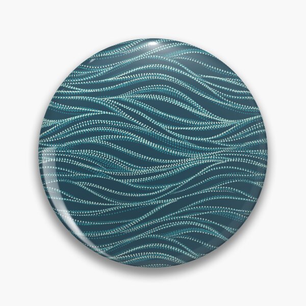 Item preview, Dancing Waves - Teal designed and sold by Motifany.