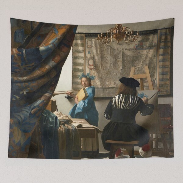 Item preview, johannes vermeer famous painting designed and sold by marti-oryo.