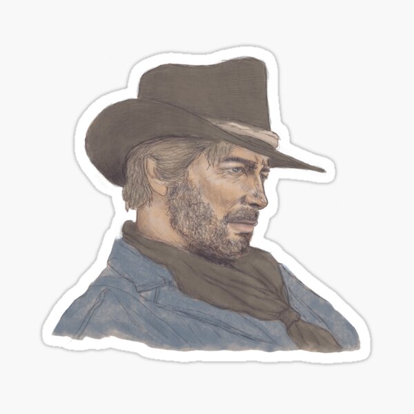 Vista previa del artículo con la obra «Arthur Morgan», diseñado y vendido por sayalilprairie.