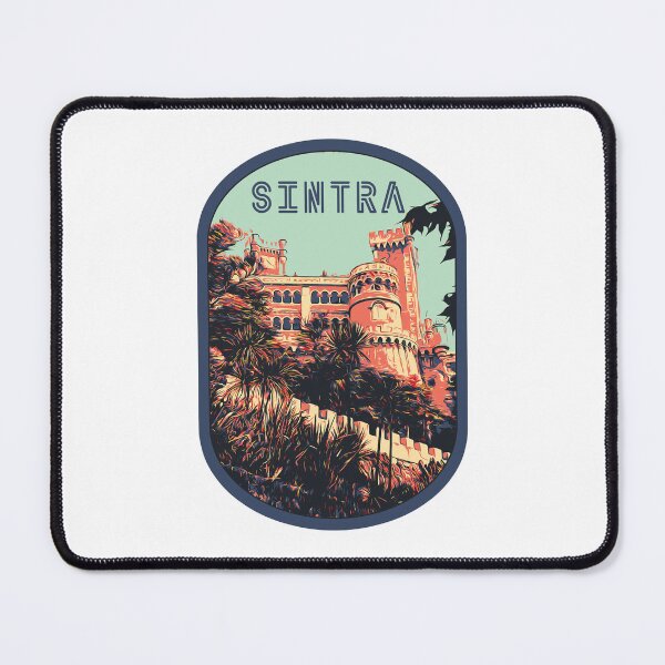Item preview, Sintra Palace of Pena Illustration Print | Portugal Art designed and sold by Lemomo-artworks.