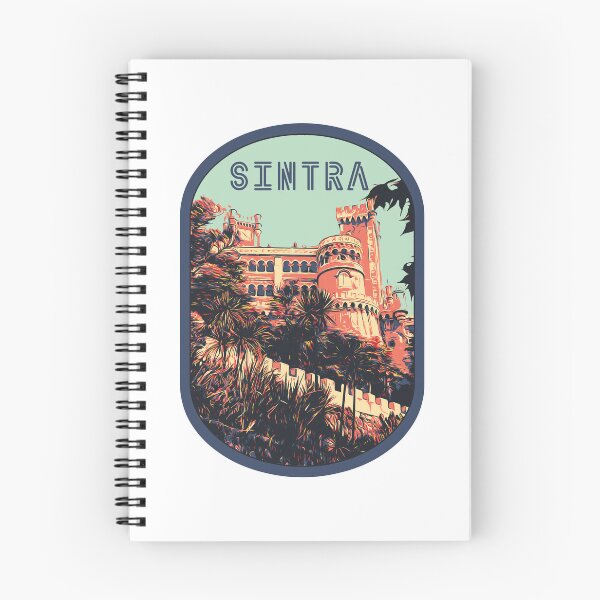 Item preview, Sintra Palace of Pena Illustration Print | Portugal Art designed and sold by Lemomo-artworks.