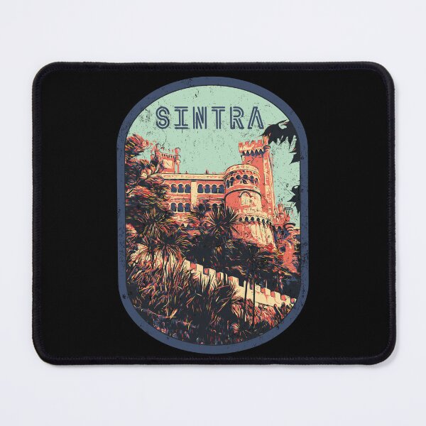 Item preview, Sintra Palace of Pena Illustration Print | Portugal Art designed and sold by Lemomo-artworks.