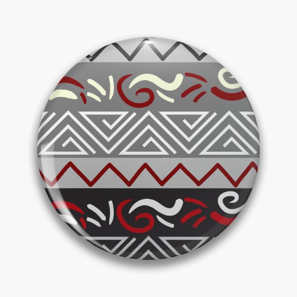 Item preview, Gray and Maroon Christmas pattern with Nordic ornament  designed and sold by trendingatees.