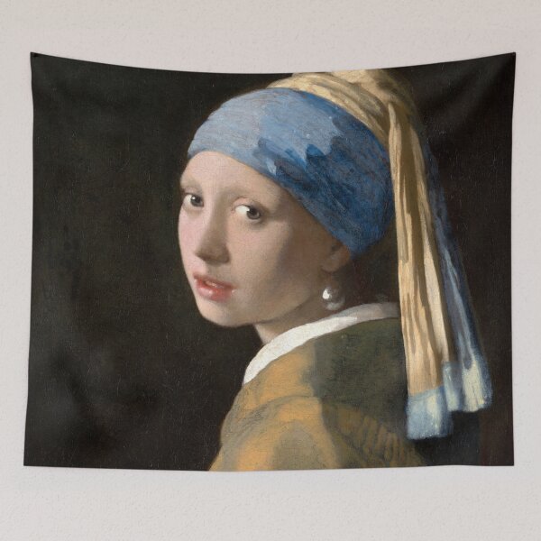 Item preview, johannes vermeer famous painting designed and sold by marti-oryo.