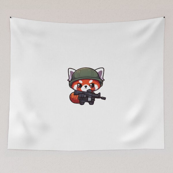 Item preview,  Cute Tactical red panda designed and sold by Wxjtecki.
