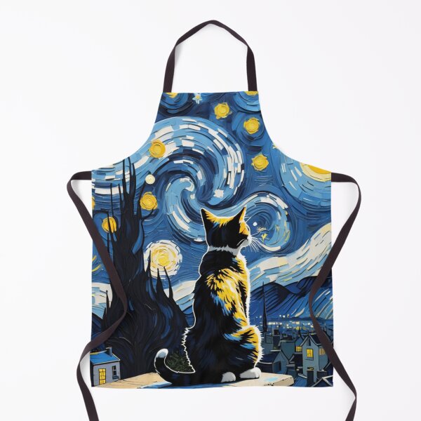 Item preview, If Banksy Met Van Gogh - A Cat and the Starry Night designed and sold by Butler in the Home.