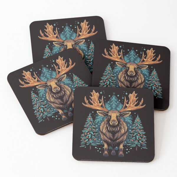 Item preview, Christmas Moose designed and sold by creativellashop.