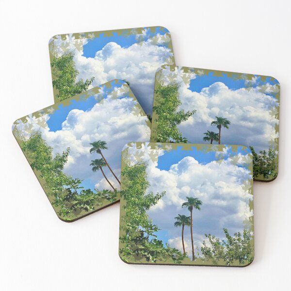 Item preview, Tropical View of Palm trees and clouds by Iritof designed and sold by iritof.