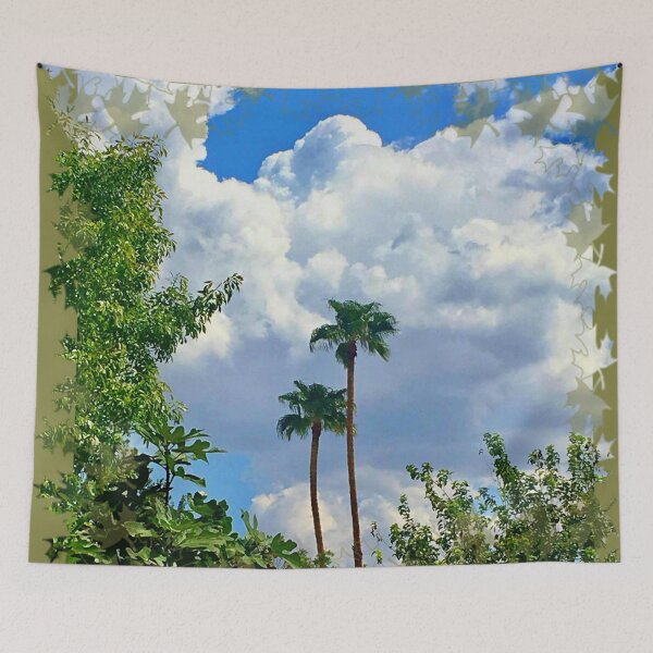Item preview, Tropical View of Palm trees and clouds by Iritof designed and sold by iritof.