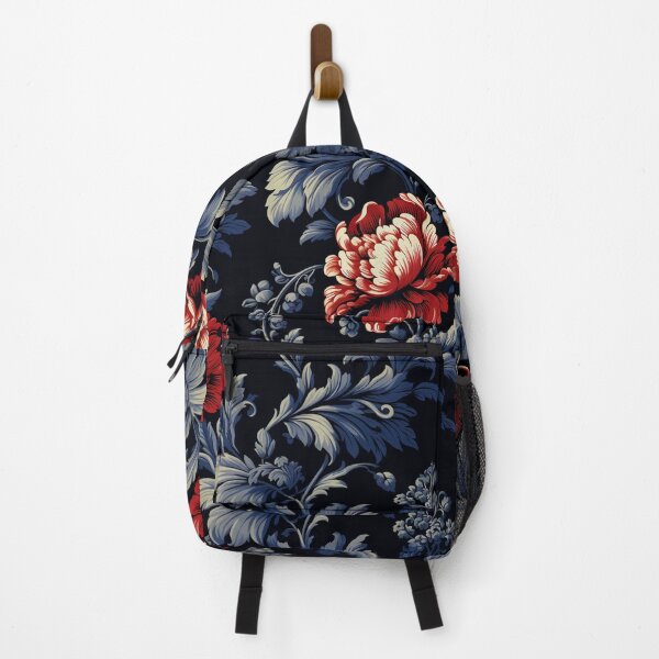 Item preview, Dark Red Flower Pattern | Floral | Nature | Vintage designed and sold by Qoupy.