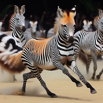 Artwork thumbnail, Fox Zebra by ComputerContent
