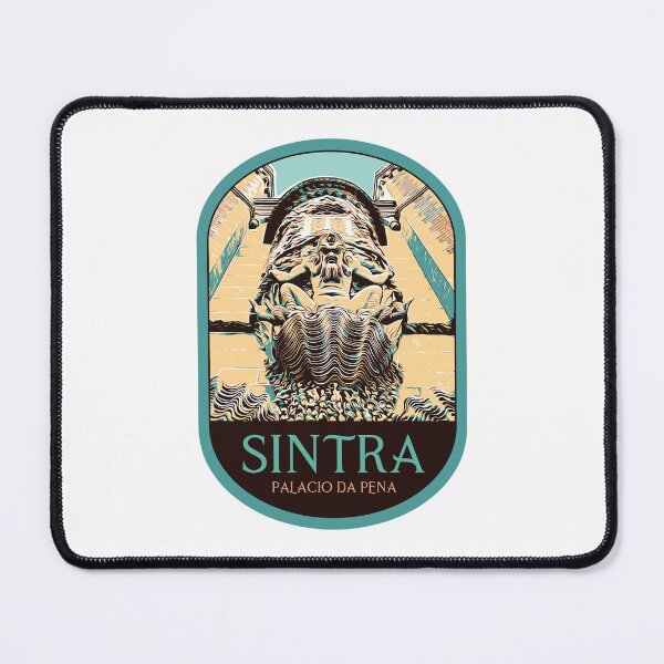 Item preview, Enchanting Entrance: Pena Palace Illustration from Sintra, Portugal designed and sold by Lemomo-artworks.