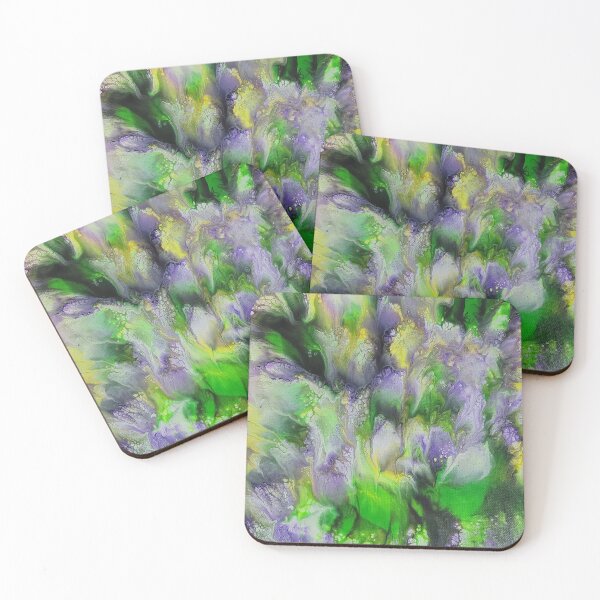 Item preview, Green Lavender Yellow Blooms designed and sold by Karen Simon.