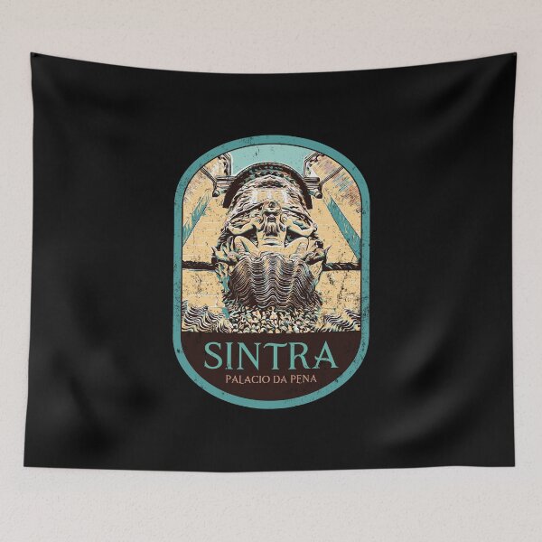 Item preview, Enchanting Entrance: Pena Palace Illustration from Sintra, Portugal designed and sold by Lemomo-artworks.