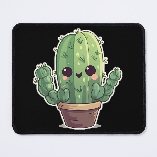 Item preview, Happy Chibi Cactus designed and sold by KawaiiArtStyle.