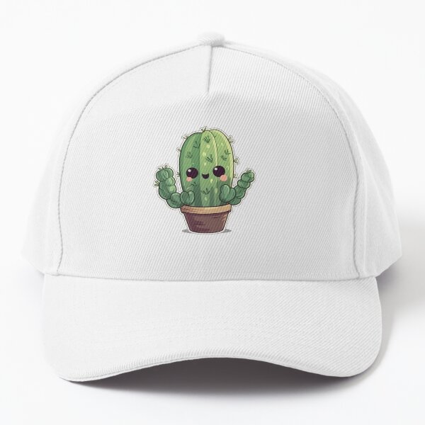 Vista previa del artículo con la obra «Cactus Chibi Feliz», diseñado y vendido por KawaiiArtStyle.