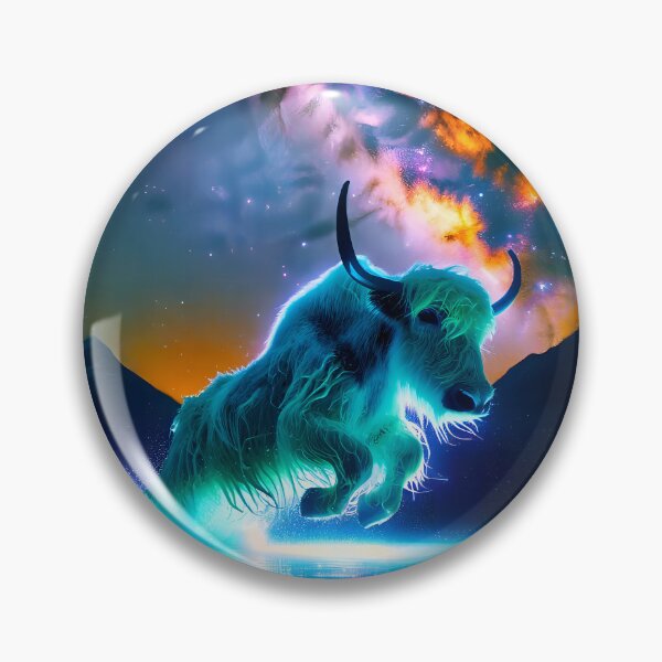 Item preview, Blacklight Style Yak Luminous Leap designed and sold by Matt's Artificial Nature.