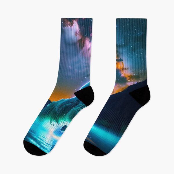 Item preview, Blacklight Style Yak Luminous Leap designed and sold by Matt's Artificial Nature.