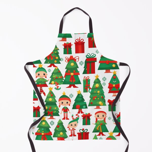 Item preview, Cute elves and Christmas tree designed and sold by PhantomPopcorn.