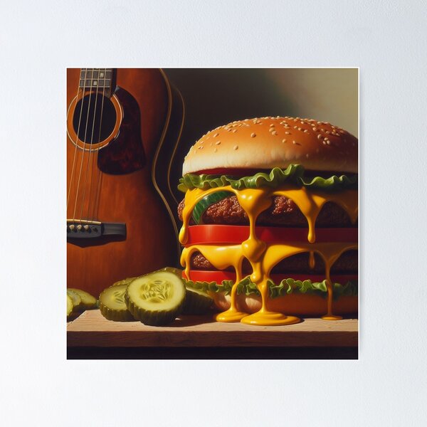 Item preview, Melting of a Hamburger designed and sold by ComputerContent.