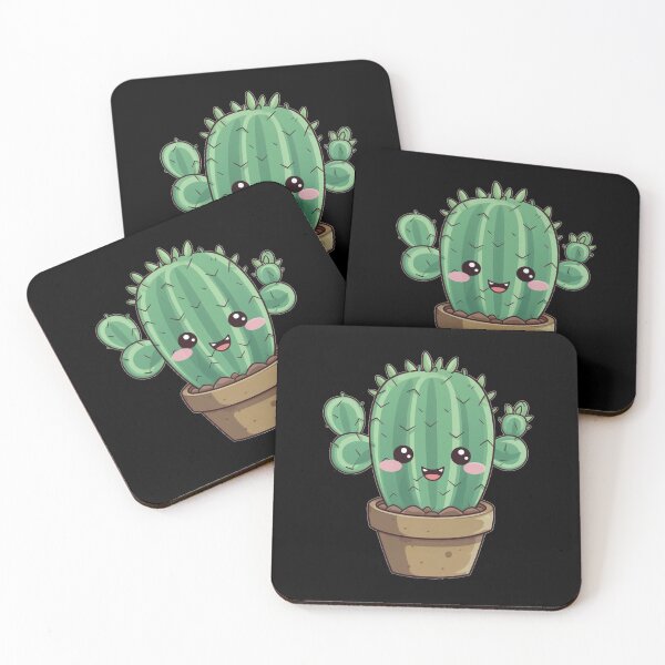 Item preview, Happy Chibi Cactus  designed and sold by KawaiiArtStyle.