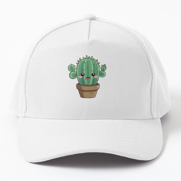 Vista previa del artículo con la obra «Cactus Chibi Feliz», diseñado y vendido por KawaiiArtStyle.