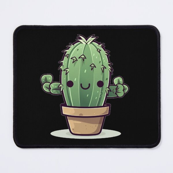 Item preview, Happy Kawaii Chibi Cactus designed and sold by KawaiiArtStyle.
