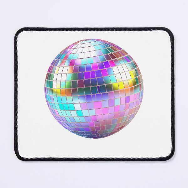 Item preview, disco ball on the front, associated press photo style, bright colors, design for celebrations or for the end of the year designed and sold by Bouchey.