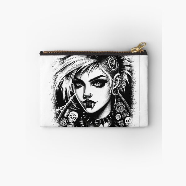 Item preview, Ink Drawing of a Punk Vampire designed and sold by Truck Stop One.
